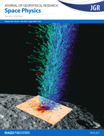 Stunning visuals, showing a reflected ion fountain from the anomaly, graced the June 2015 journal cover