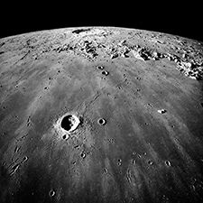 Copernicus crater on Earth's moon