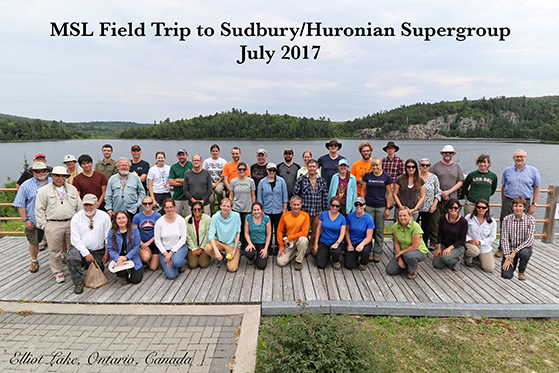 Group photo of the MSL team members on the field trip at Horne Lake.